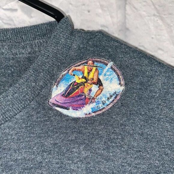 Gildan Outer banks Crewneck short sleeve t-shirt youth boys M - Picture 3 of 5